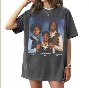 Limited Dylan Harper Victor Wembanyama Stephon Castle Bootleg Rap T-Shirt, Retro Basketball Fan Gifts Tee, Basketball Comfort Colors T-Shirt