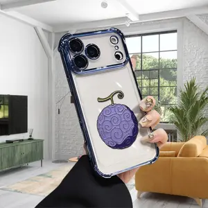 Devil Fruit Aesthetic Design Pattern Casing For iPhone 17 Air 16 15 14 13 12 11 Pro Max Plus Samsung S26 S25 S24 S23 S22 Plu Flaunt Mobile Phone Case Soft Silicon TPU anti-drop Drop Protection Shockproof Protector Vintage unique Fashion Leather Smartphone