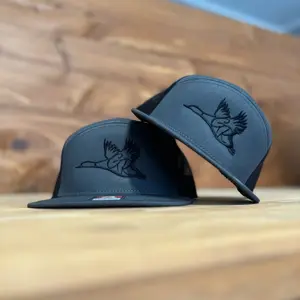 Richardson Charcoal/Black 7 Panel Black GR Duck