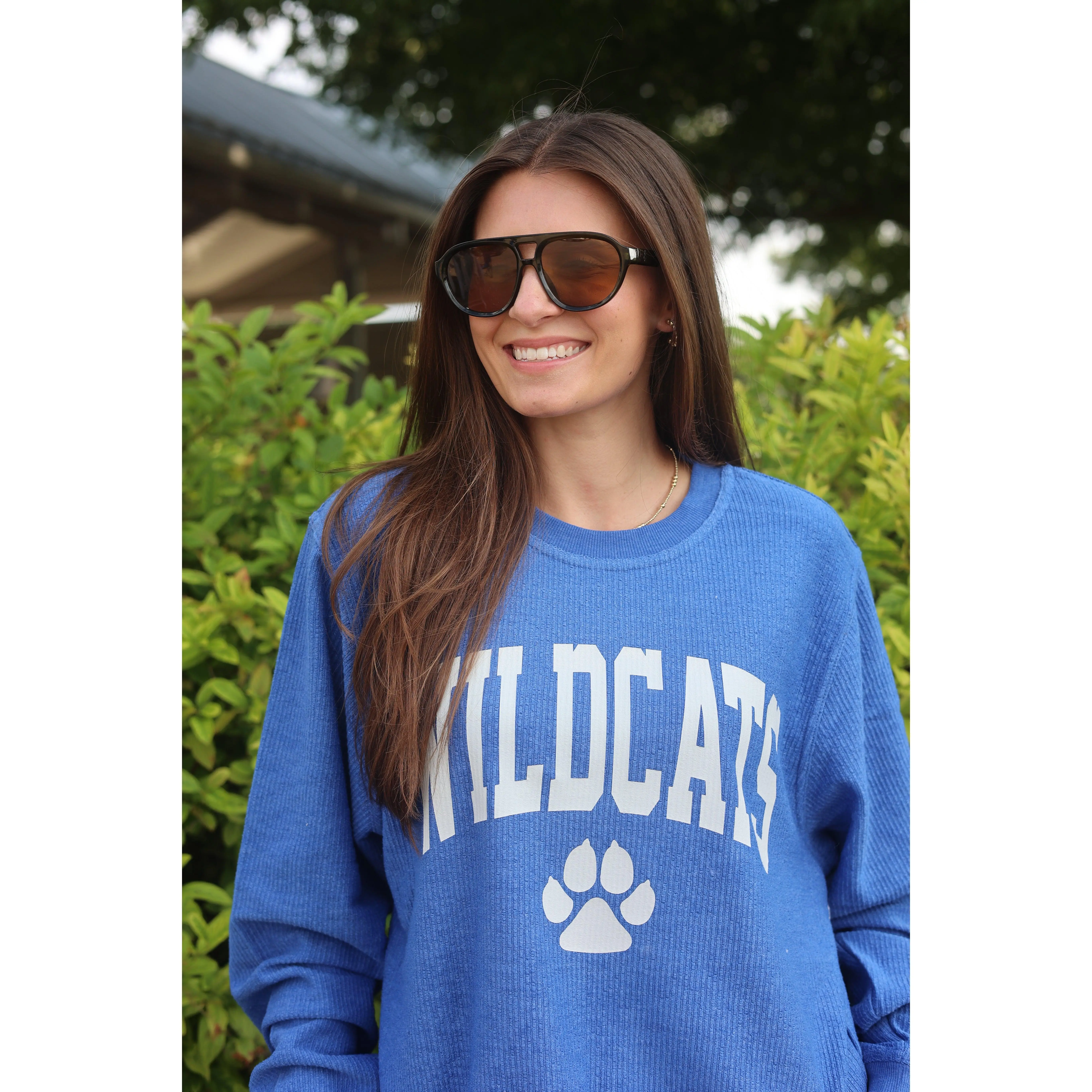 The Wildcat Corded Crewneck
