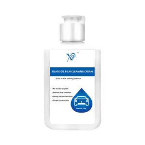 Car Oil Film Cleaner, 2024 New Windshield Glass Stain Remover, Reusable Car Glass Cleaner with Free Cleaning Sponge