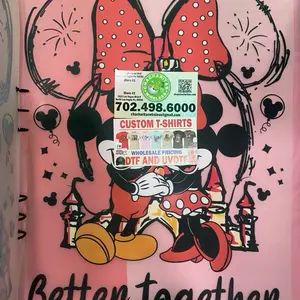 Valentine’s Day Cute him and her shirt designs couples matching DTF Heat Transfer HOT Peal Press Shirt Transfer