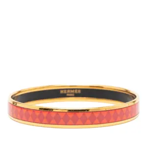 Pre-owned HERMÈS Brass Small Leather Goods Hermes Email PM Bracelet