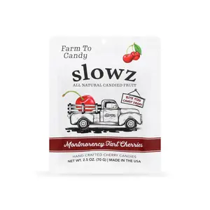 Slowz All Natural Candied Fruit Bite Size Candy Drops