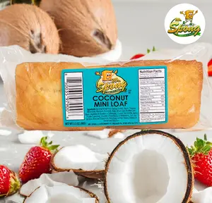 Mr. Spong Coconut Mini Loaf - Sweet Snack Cakes - Perfect for Sweet Treats with Coconut Flavor