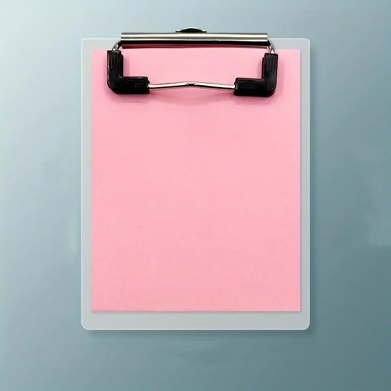 Clear Clipboard Notepad, 1 Count Durable Mini Clipboard Notepad, Monthly Bill Organizer, Office Stationery & Supplies, Office Accessories for Nurse, Student & Office Worker
