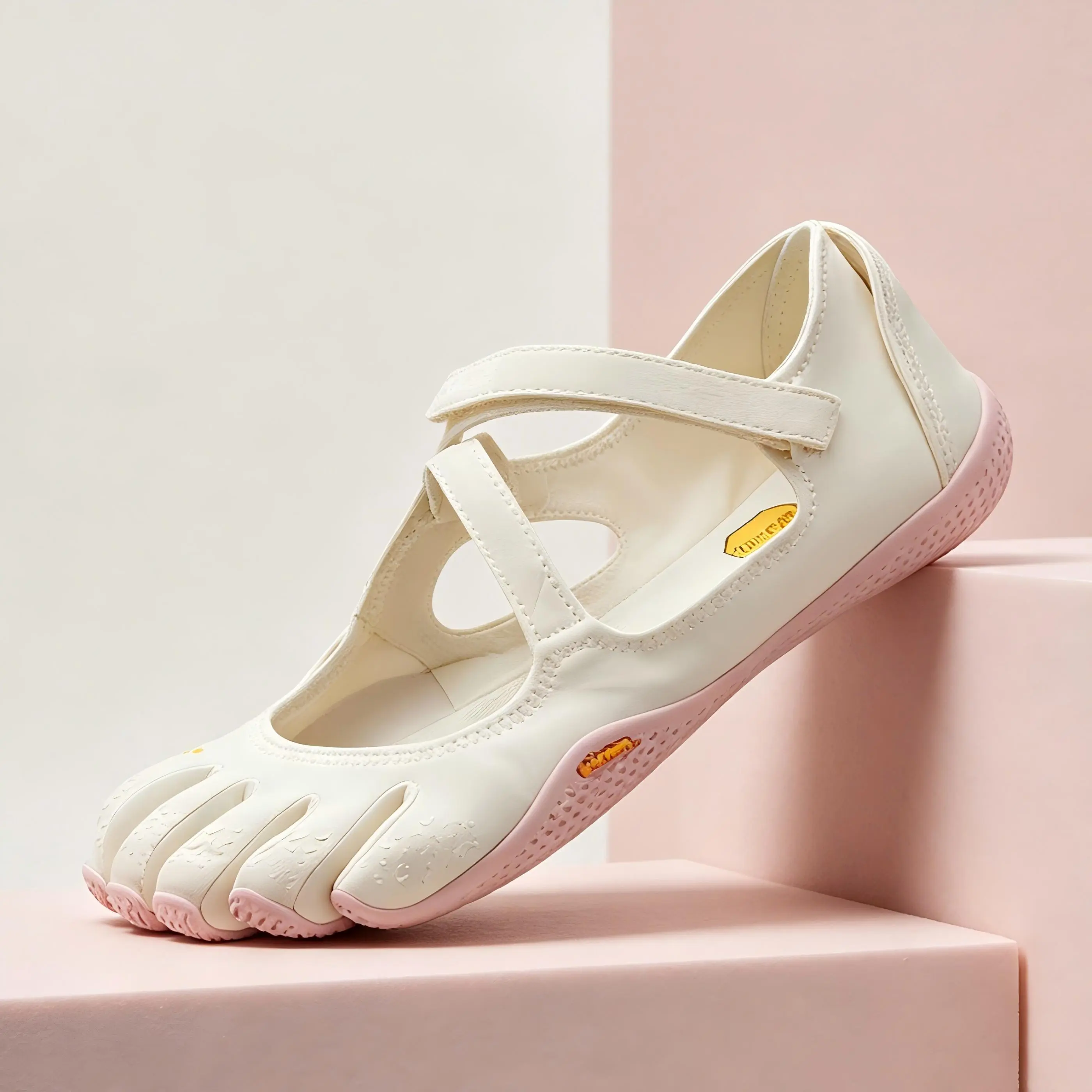 Women Cross Strap Five Finger Shoes Barefoot Minimalist Five Toe Yoga Pilates Shoes Non Slip Thin Sole Barre Dance Footwear Light Flexible Workout Sock Shoes Separate Five Toe Sneakers for Yogis Home Gym Beach Indoor Outdoor Low Impact Daily Training