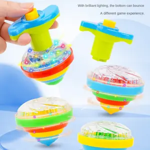 Colorful Plastic Gyroscope Set for Kids, Multi-Color Rotating Battle Toy, Durable Parent-Child Educational Gift, Perfect for Christmas & Birthday