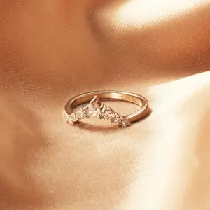 White CZ 925 Sterling Silver Ring