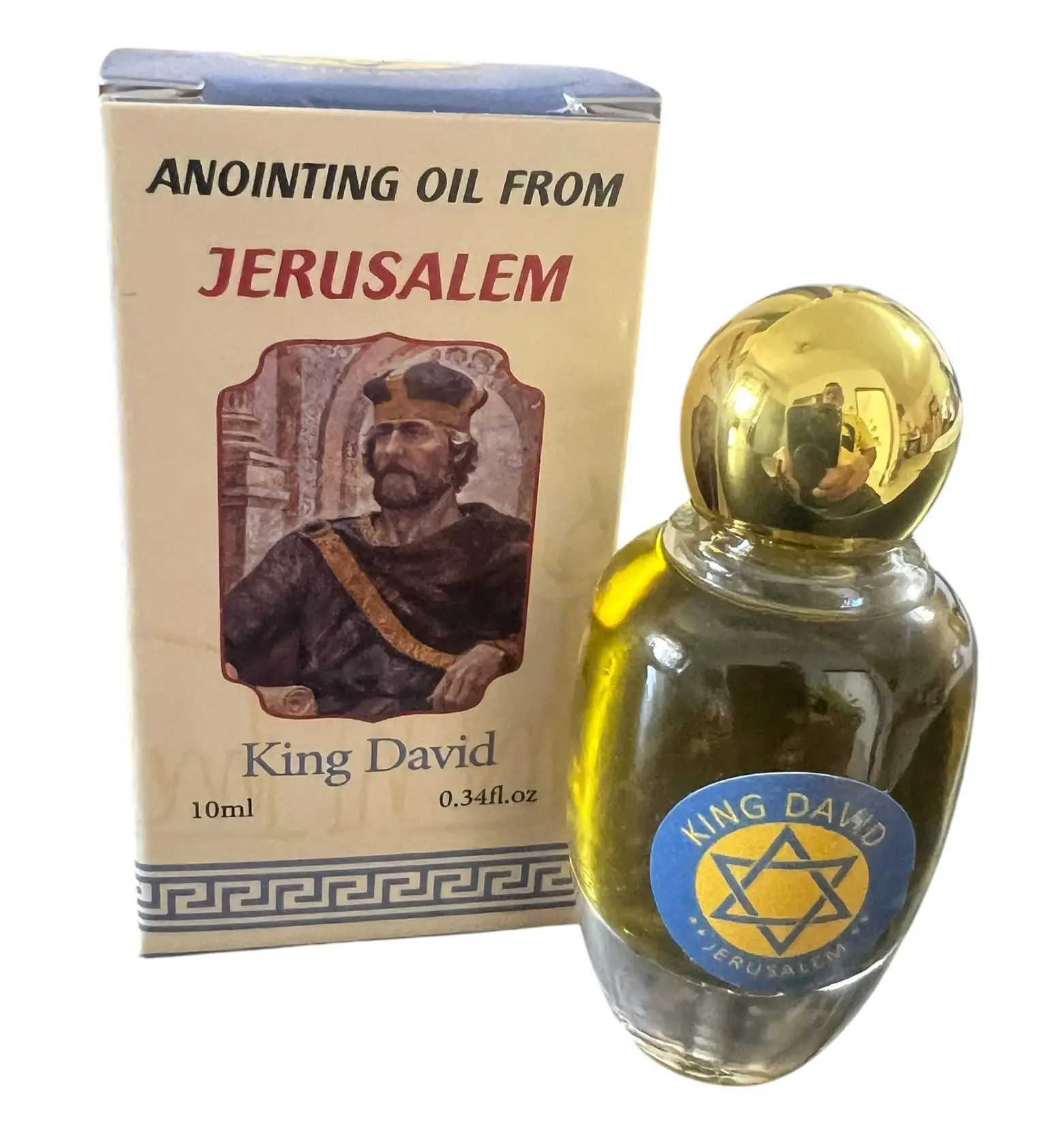 Biblical King David Anointing Oil from the Jerusalem Holy Land
