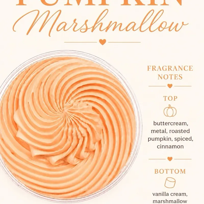 Pumpkin Marshmallow Emulsified Body Butter Body Care
