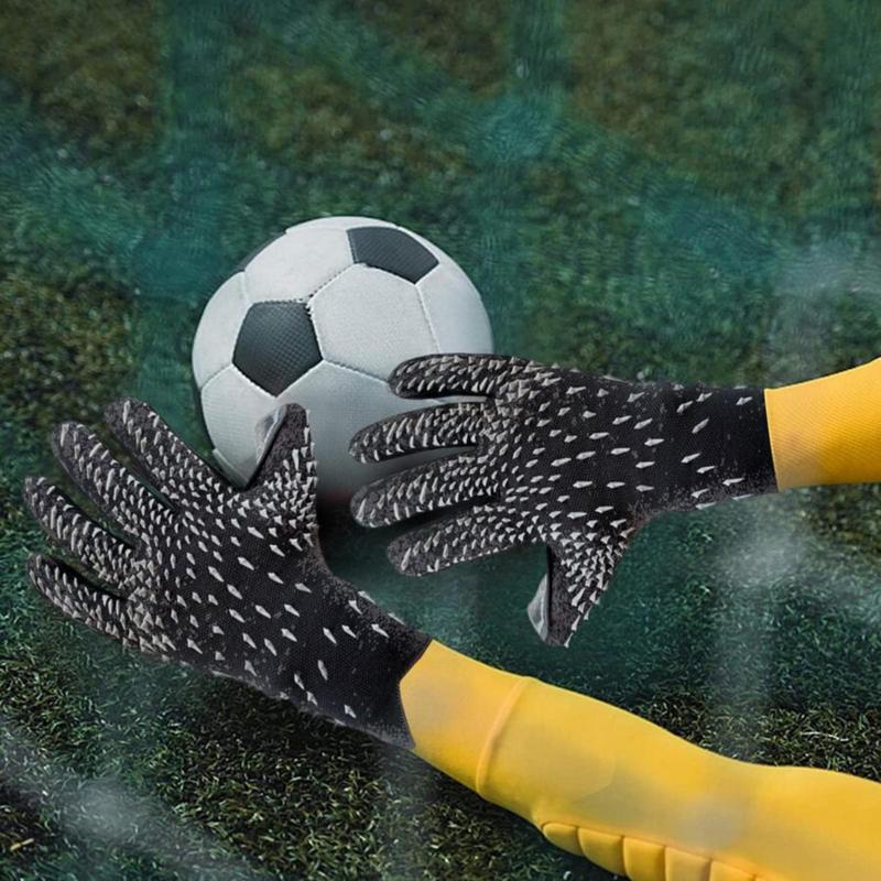 Goalkeeper Goalie Soccer Gloves Kids Youth and Adults High Performance Goalkeeper Gloves, Breathable Soccer Goalkeeper Gloves with Strong Grips Palms