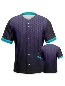2026 Arizona New Men's Baseball Jacket, Deep Purple Gradient, Serrated Cuff Design, Free Movement Without Restriction, Perfect for Baseball Jacket Enthusiasts