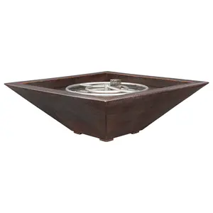 32" Copper Aura Fire Only Bowl