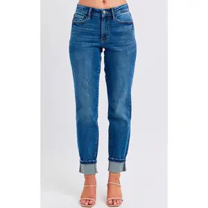 Judy Blue Lover Cuff Boyfriend Jeans