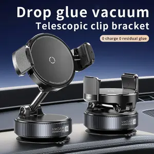 360° Adjustable Vacuum Phone Holder, One-Step Lock, Sticks to All Materials, Hands-Free Mount for Car/gym/mirror, Universal Mobile Accessory