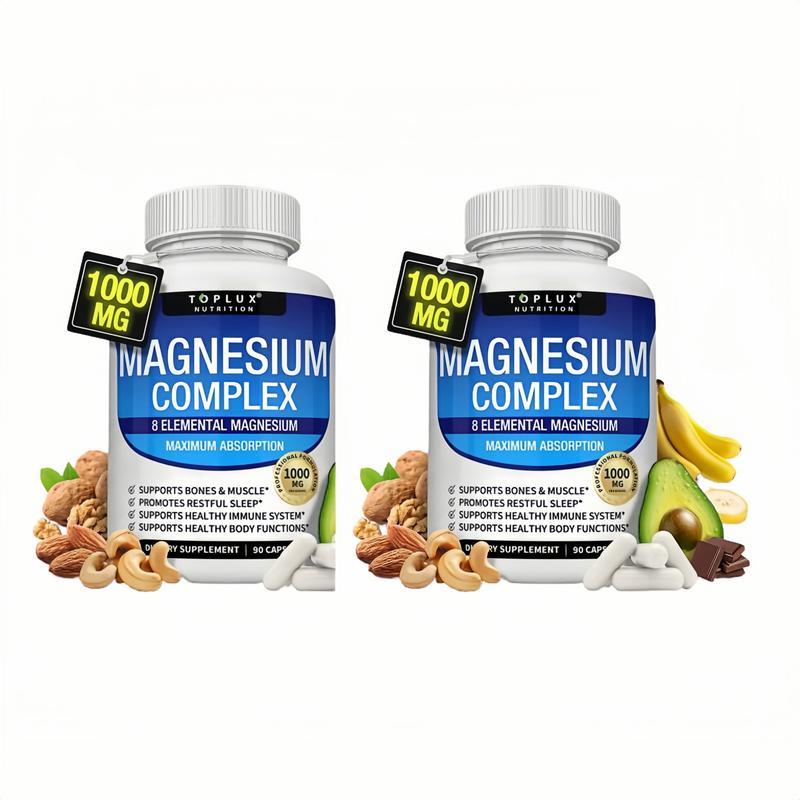 Hot Toplux Magnesium Complex 8 Essential Magnesium Supplement 1000mg
