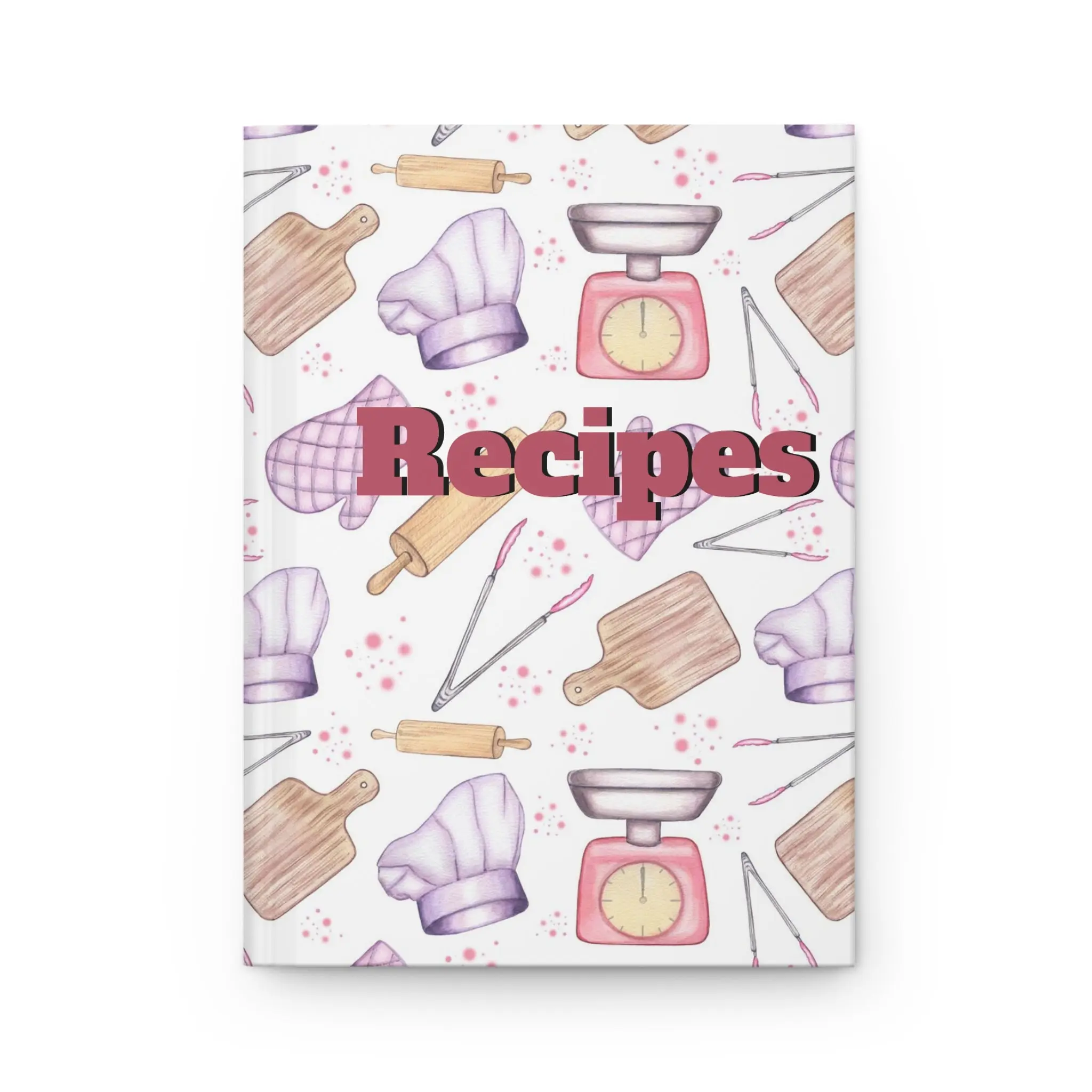 Culinary Life Hardcover Journal - Kitchen Tools Design, Perfect for Chefs & Food Lovers