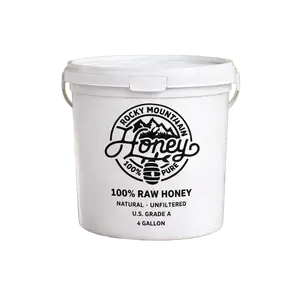 Clover 100% Raw Honey - 4 Gallon Bucket