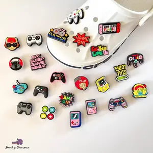 Funky Charmz Game Time Shoe Charms Pin Badge Decor Footwear Shoe Decoration