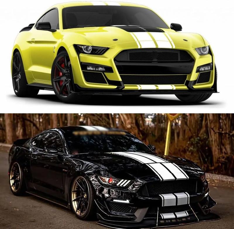 RAVOONY Universal Racing Car Hood Stripe Decal Black and White Waterproof Vinyl Stickers for SUVs Trucks Off-Road Vehicles Exterior Decoration  Indoor Outdoor Use