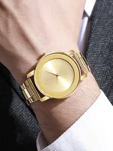 New Ultra-Thin Men's Watch, Simple Classic Fashion Trendy Wristwatch, Versatile Business Quartz Watch, Export Bestseller, Quartz Analog Watch