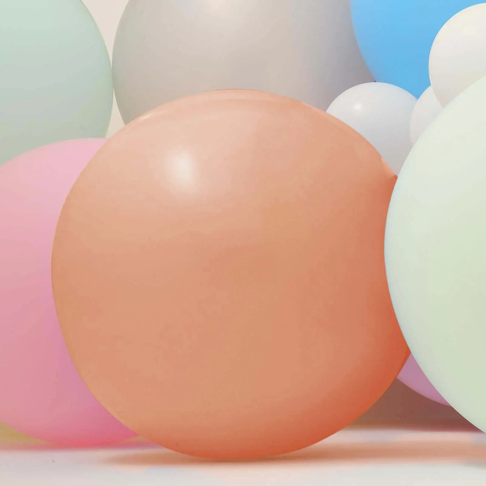 32" Large Matte Pastel Latex Balloons, 2-Pack - Helium or Air Inflatable for Balloon Garland, Hanging Decor, Birthday Decor, Baby Shower Decoration (Home & Party Supplies), Choking Hazard Balloon