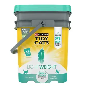 Purina Tidy Cats LightWeight Free and Clean Unscented Clumping Cat Litter