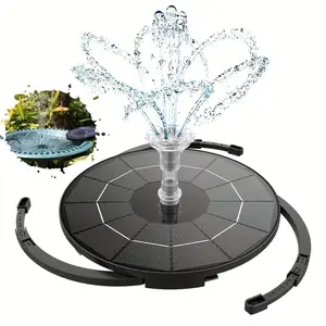 AISITIN Solar Fountain Pump – DIY Solar-Powered Water Feature for Bird Baths, Gardens, Ponds, and Fish Tanks