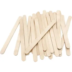 Craft Sticks, Ice Cream Sticks, Natural Wood Popsicle Sticks, 4.5 in Length, for DIY Crafts