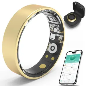 2026 New Smart Health Ring for Women Men Fitness Tracker with Heart Rate Blood Oxygen Sleep Step Tracker IP68 Waterproof for iPhone Android Compact Wearable Tech Device - Monitoring, Monitor, Heart Rate Monitor,summervibes