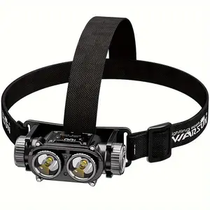 Warsun Rechargeable LED Headlamp Falcon Series 1000 LM Aluminum Alloy ABS Extended Battery Life Perfect For Camping Hiking And Industrial Use