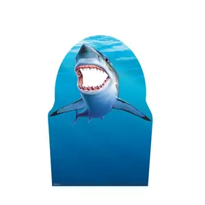 64 x 44 in. Shark Standin Cardboard Standup