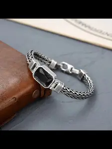 New Design Couple Handmade Woven Bracelet, Vintage Distressed Men's Fashion Jewelry, Unique Versatile Accessory for All Seasons