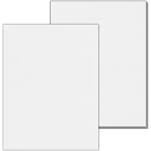 20 Sheets, 130 lb (350 gsm) - Thick Heavy White Cardstock, Heavyweight Cardboard Paper - 8.5 x 11 inches