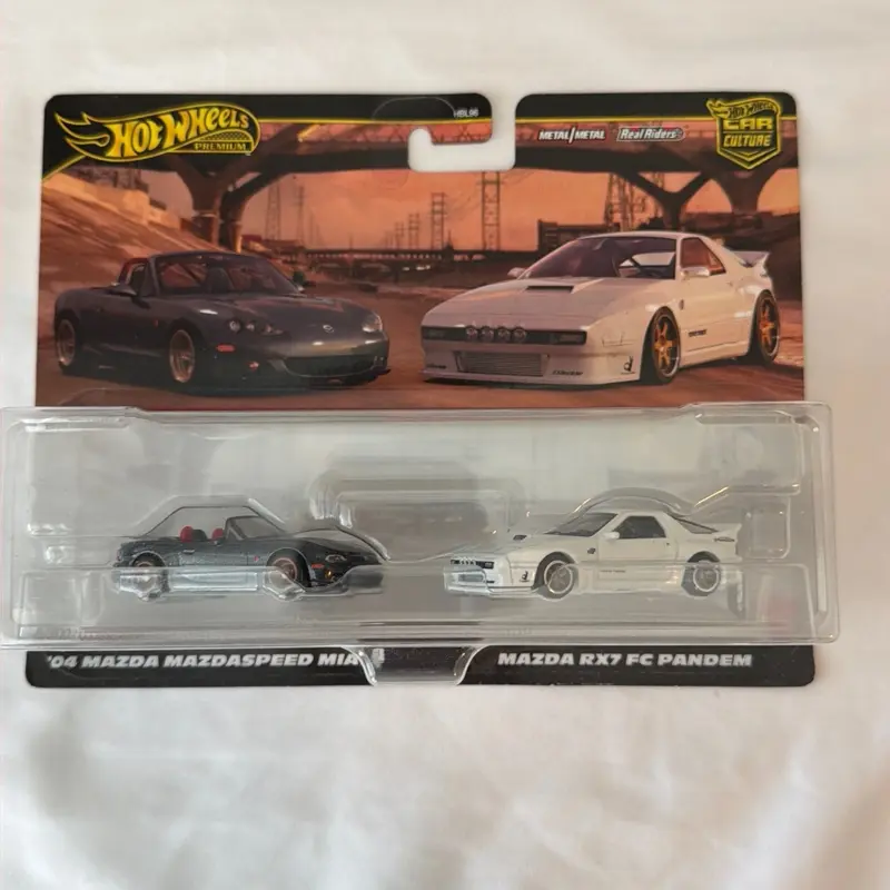 2024 HOT WHEELS MAZDA MIATA RX7 FC PANDEM 2 PACK