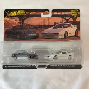2024 HOT WHEELS MAZDA MIATA RX7 FC PANDEM 2 PACK