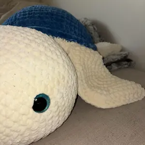 Crocheted Jumbo Sea Turtle Plushie