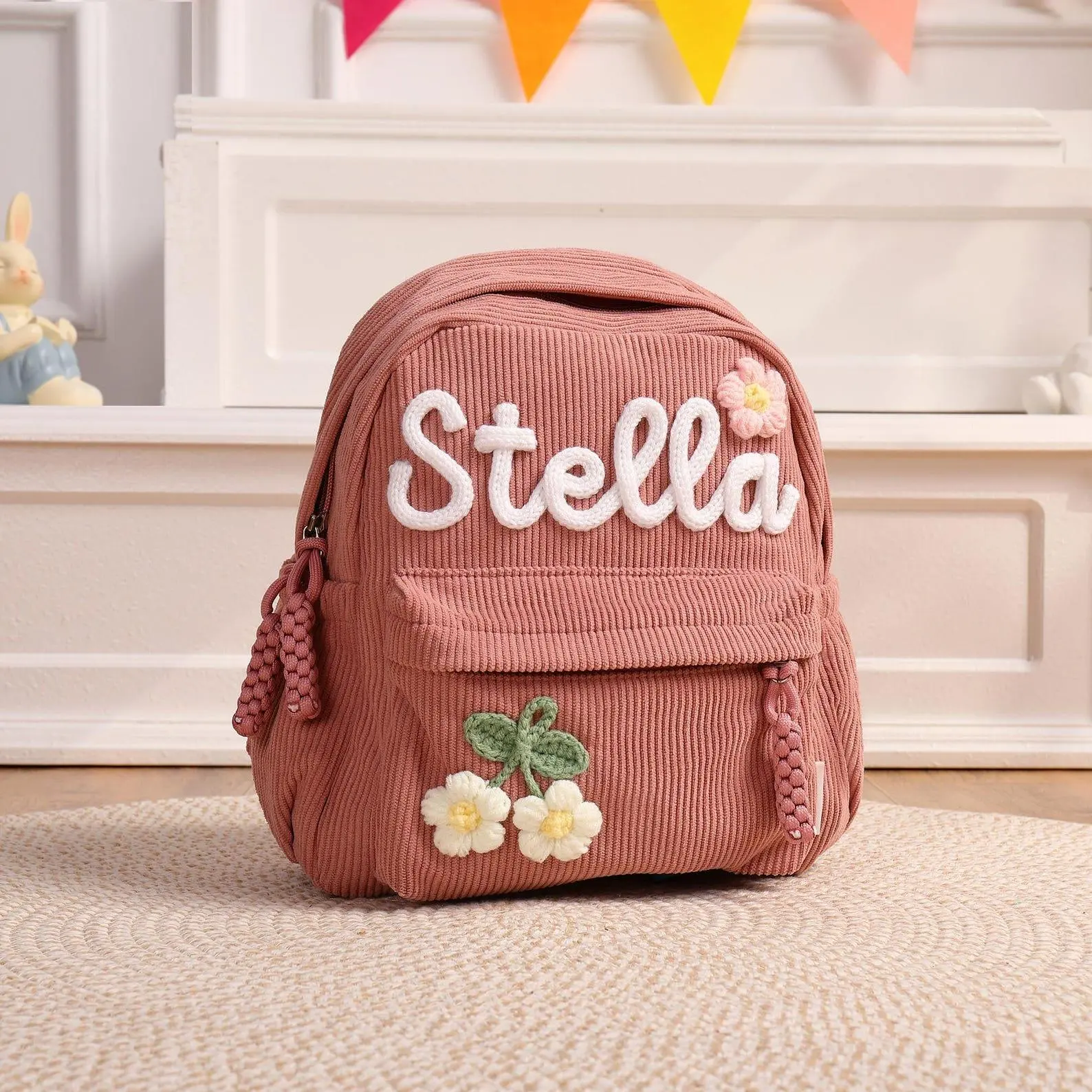AS1010 School Gift Personalized Name Decoration School Bag Colorful Decorative Backpack Student Gift AS1010 School Gift Personalized Name Decoration School Bag Colorful Decorative Backpack Student Gift
