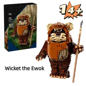 1010Pcs Wicket the Ewok Building Blocks Jungle Warrior Building Blocks Assembling Bricks Model Fit Toys for Children Birthday Christmas Party Gift