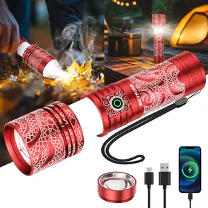 SKYFIRE 2015 Multi-Function Flashlight: 4-in-1 (Beam/Power Bank/Phone Charge/Area Light). Perfect for Home, Camping & Emergencies