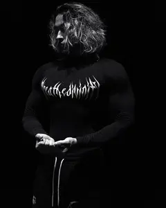 Sport Men's BD Print Long Sleeve Casual Fitness Workout T-Shirt Mens Compression Tops Mens Compression Shirts High Stretch Compression Shirt