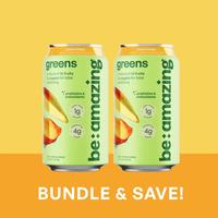 Double Peach Mango Daily Greens Drinks