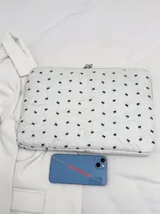 Butterfly Knot Laptop Sleeve Bag, Fashionable Practical Large Capacity, Essential Workplace Accessory, Fabric Material, Smooth Quality