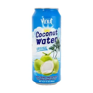 VINUT 100% Natural Coconut Water 490ml - Pure Refreshing Hydration