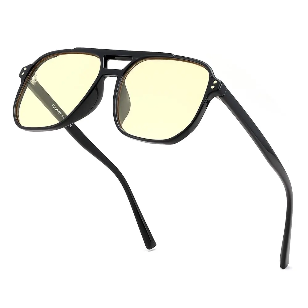 026 (Blue Light) Black Frame/Yellow Lens