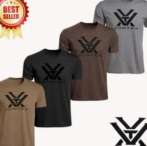 Vortex Core Logo Short Sleeve T-Shirt, Comfortable Outdoor Tee, Durable Hunting Apparel, Tactical Range Day Shirt, Casual 58P0P