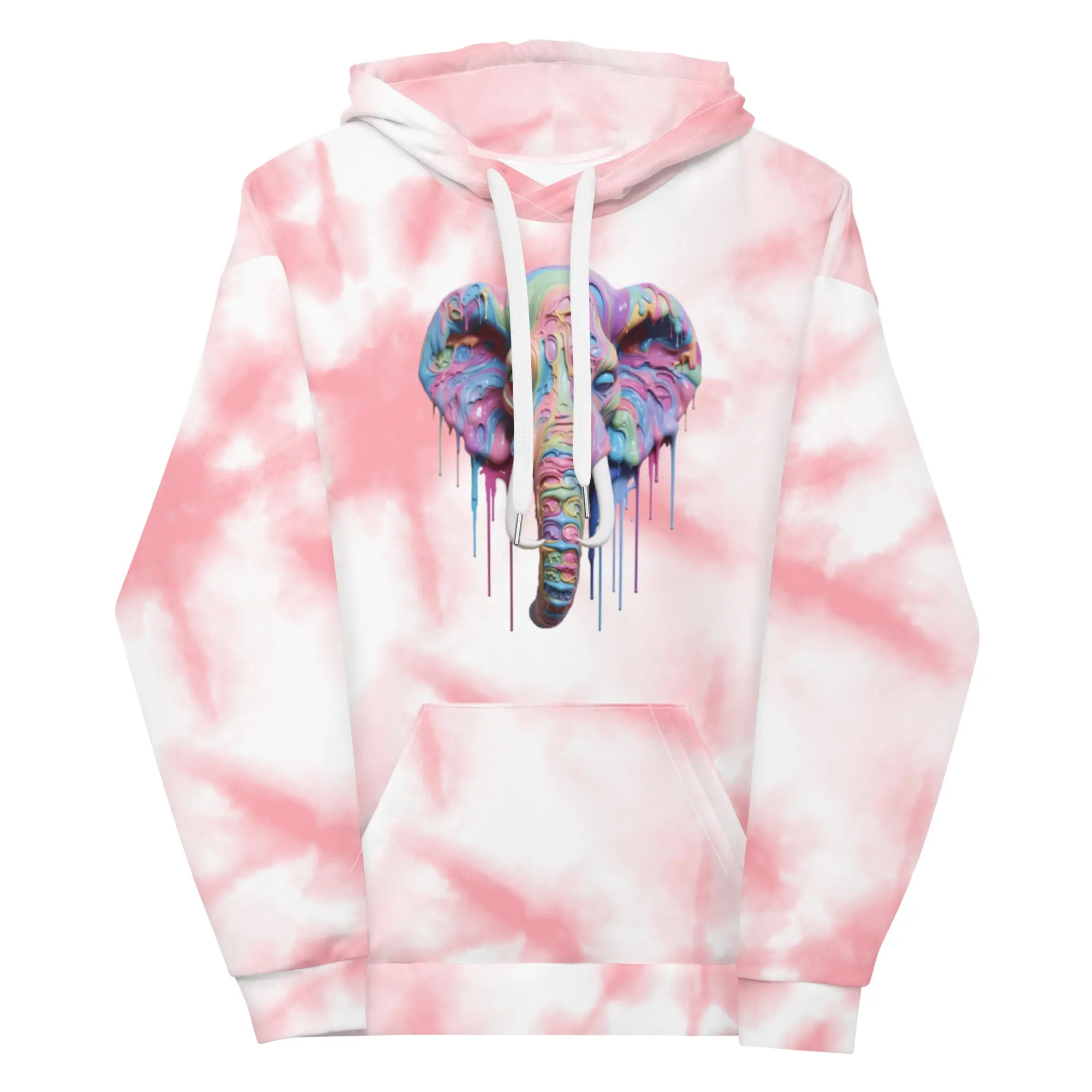 melted elephant hoodie