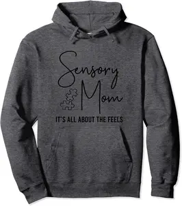 Sensory Mom Autism Mom Autism Awareness Pullover Hoodie - Luciaodrioz Shop 21B09VTFVNHJ