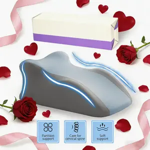 Memory Foam Pillow, Ergonomic Design Versatile Used,for Neck, Back and Leg Support, Suitable for Face Down Reading pillow, Soft and Comfortable Fabric, Multi Purpose, Removable, SleepingPillow Home, Sofa，Living Room, Bed Gift